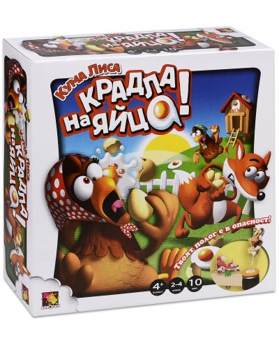 Детска игра Asmodee - Кума Лиса, крадла на яйца