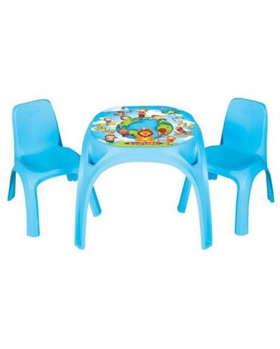 Детска маса със столчета Pilsan King - Синя - 1