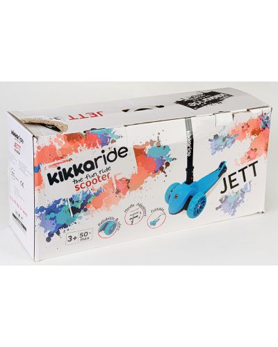 Тротинетка Kikka Boo Jett -  Ментов цвят - 1