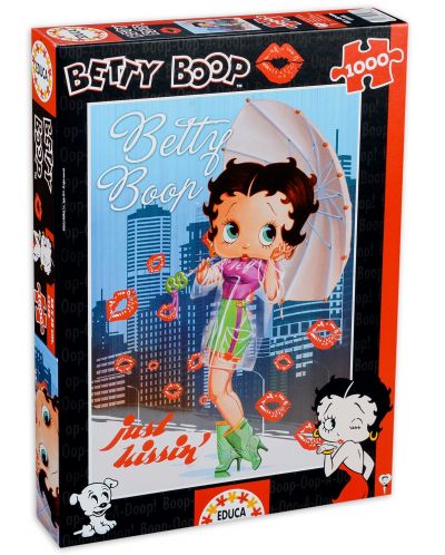 Пъзел Educa от 1000 части - Betty Boop - 1