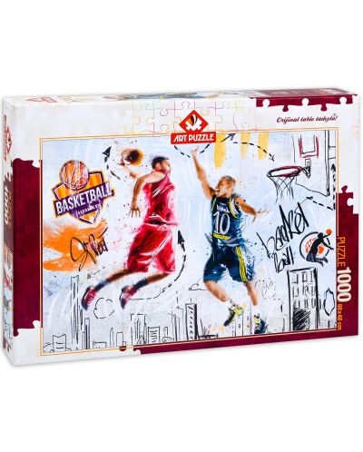 Пъзел Art Puzzle от 1000 части - Стрийтбол, Кенеди