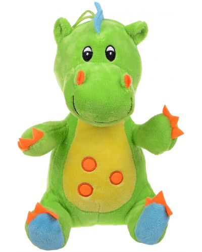 Плюшена играчка Morgenroth Plusch – Зелено бебе-драконче, 32 cm - 1