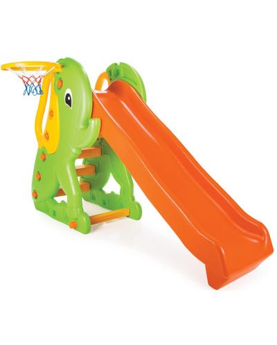 Детска пързалка с баскетболен кош Pilsan – Слонче - 1