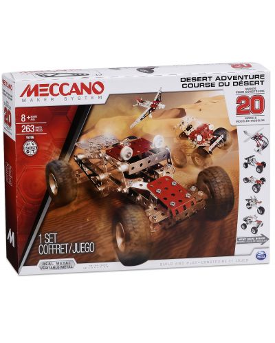 Конструктор Meccano 20 модела – Приключения в пустинята - 1