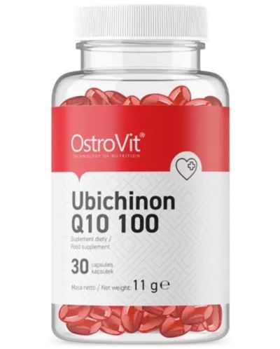 Ubichinon Q10, 100 mg, 30 капсули, OstroVit - 1