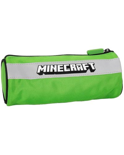 Ученически цилиндричен несесер Minecraft Jolly - 1 цип - 2