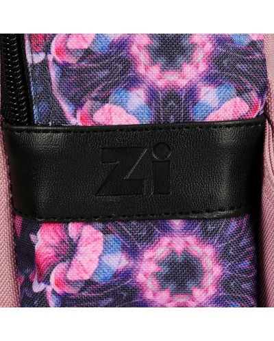 Ученическа раница с флорални мотиви Zizito - Zi, розова - 8