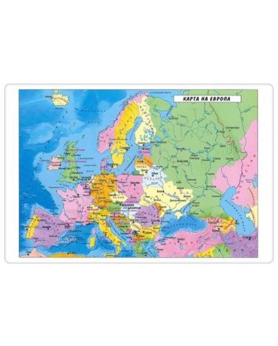 Учебна таблица: Карта на Европа и Европейския съюз (Скорпио) - 1