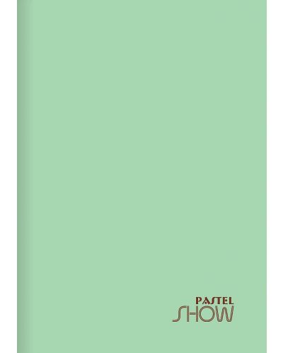 Ученическа тетрадка Keskin Color Pastel Show - А4, 40 листа, широки редове, асортимент - 5