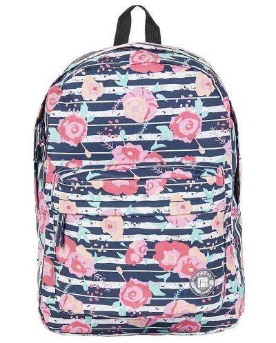 Ученическа раница Paso Vintage - Stripe Rose, с 1 отделение