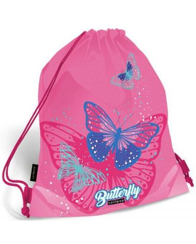 Спортна торба Lizzy Card Pink Butterfly - 1