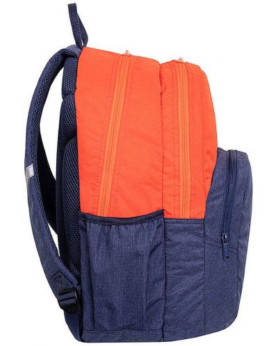 Ученическа раница Cool Pack Rider - Оранжево и синьо, 27 l - 2
