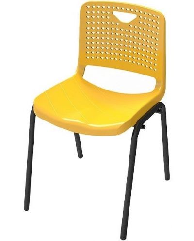 Ученически стол RFG Stilo - Жълт, за 5. - 8. клас - 1