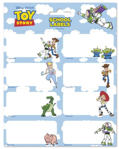 Ученически етикети Grupo Eric - Pixar Toy Story, 16 броя - 1