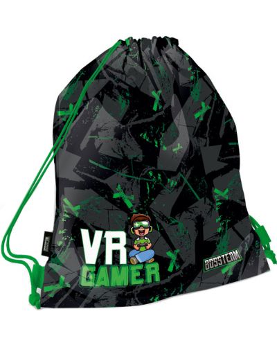 Ученически комплект Lizzy Card VR Gamer - Раница, спортна торба, несесер, кутия за храна и бутилка - 4