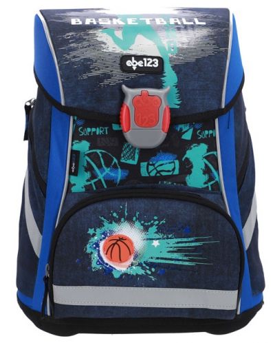 Ученически комплект ABC 123 Basketball - 2023, раница, спортна торба и два несесера  - 2