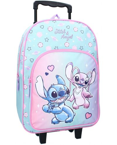 Ученическа раница на колелца Vadobag Stitch - Hello Cutie - 1