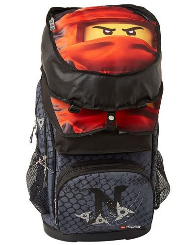 Ученическа раница Lego Wear - Ninjago Large Duo Kai, със спортен сак
