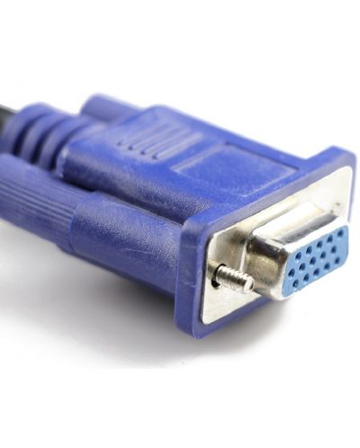Удължителен кабел VCom - CG342AD, VGA M/F, 5m, син/черен - 3