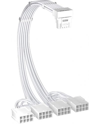 Удължителен кабел 1stPlayer - FM4-B-WH, 0.32 m, бял - 3