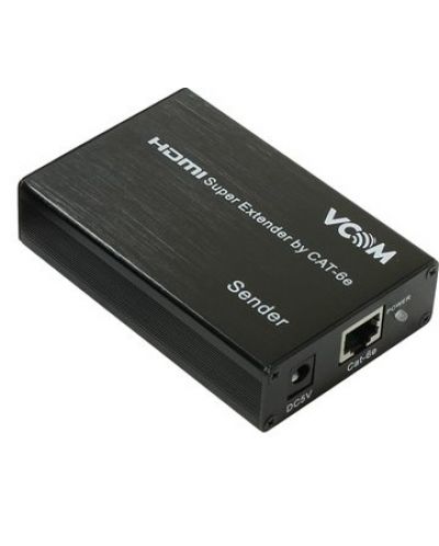 Удължителен комплект VCom - DD471, HDMI/UTP, черен - 2