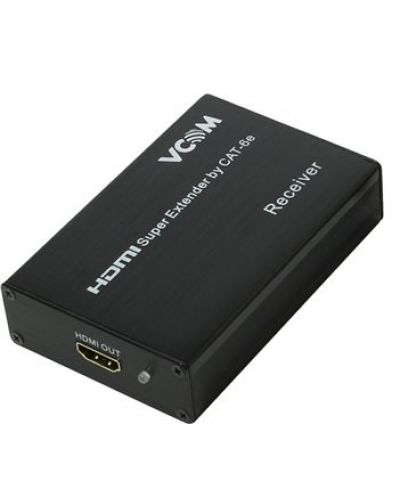 Удължителен комплект VCom - DD471, HDMI/UTP, черен - 1