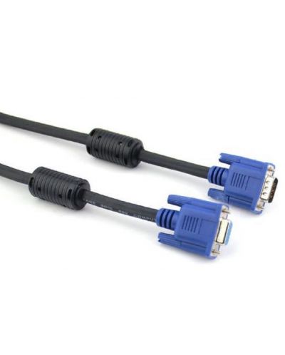 Удължителен кабел VCom - CG342AD, VGA M/F, 20m, син/черен - 1