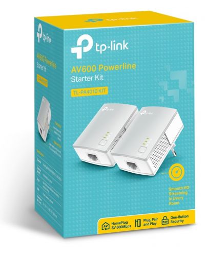 Удължители на обхват TP-Link - TL-PA4010 KIT, сиви/бели - 3