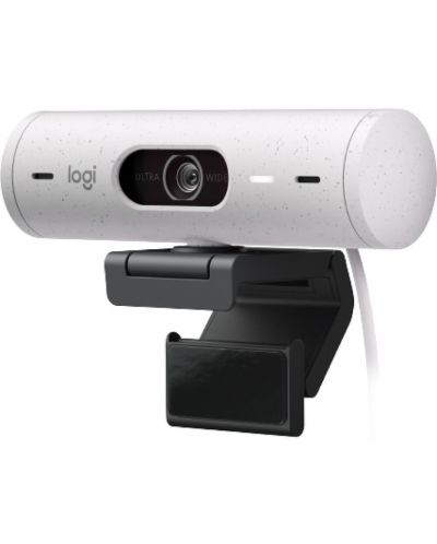 Уеб камера Logitech - Brio 500, 1080p, бяла - 1