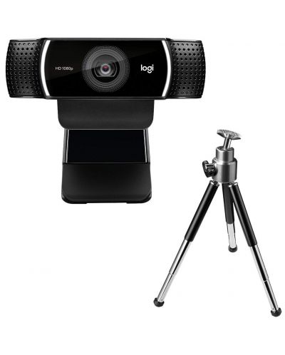 Уеб камера Logitech - C922 Pro Stream, черна - 1