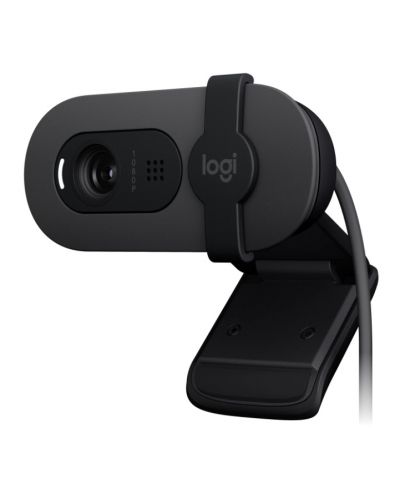 Уеб камера Logitech - Brio 100, 1080p, графит - 1