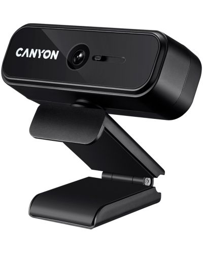 Уеб камера Canyon - CNE-HWC2N, FHD, черна - 1