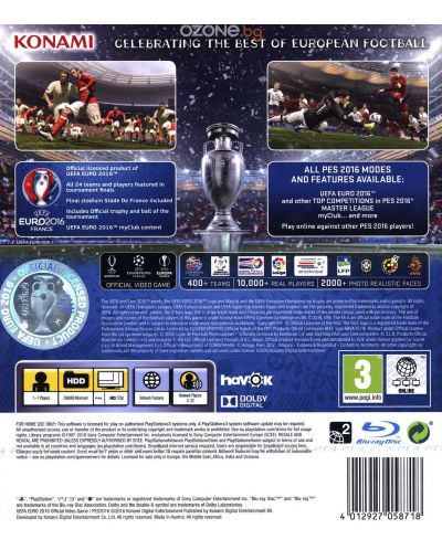 UEFA Euro 2016 Pro Evolution Soccer (PS3) - 6
