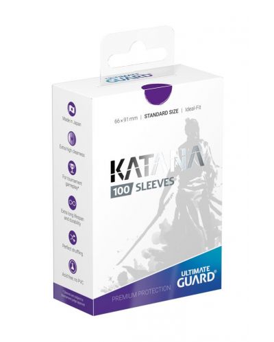 Ultimate Guard Katana Sleeves Standard Size Purple (100) - 1