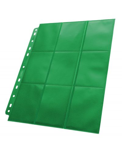 Ultimate Guard -18-Pocket Pages Side-Loading, зелени - 1