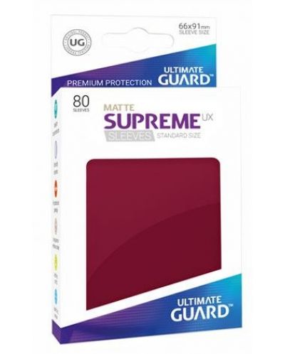 Протектори Ultimate Guard Supreme UX Sleeves - Standard Size - бордо (80)