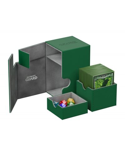Ultimate Guard Flip´n´Tray  Deck Case 100+ Standard Size XenoSkin Green - 4