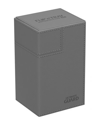 Кутия за карти Ultimate Guard Flip ́n ́Tray Deck Case 80+ Standard Size Grey - 2