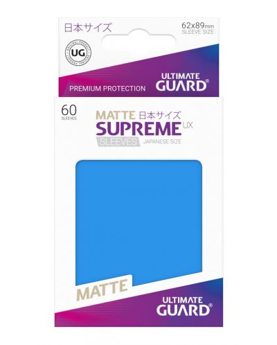 Ultimate Guard Supreme UX Sleeves Yu-Gi-Oh! Matte Royal Blue (60) - 3