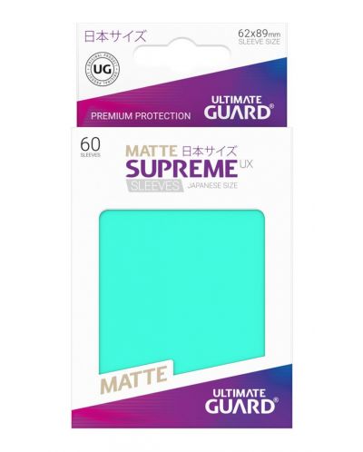 Протектори Ultimate Guard Supreme UX Sleeves Yu-Gi-Oh! Matte Turquoise - 3