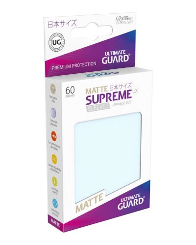 Протектори Ultimate Guard Supreme UX Sleeves Yu-Gi-Oh! Matte Transparent - 1