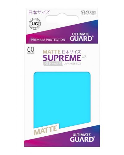 Ultimate Guard Supreme UX Sleeves Yu-Gi-Oh! Matte Light Blue (60) - 3