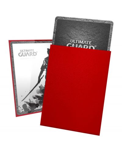 Ultimate Guard Katana Sleeves Standard Size Red (100) - 3