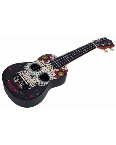 Сопрано укулеле Harley Benton - UKE-S Sugar Skull, многоцветно - 2