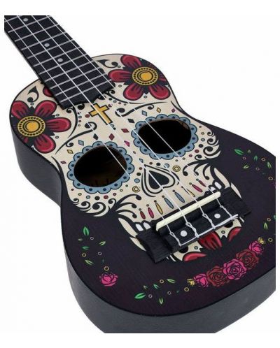 Сопрано укулеле Harley Benton - UKE-S Sugar Skull, многоцветно - 4