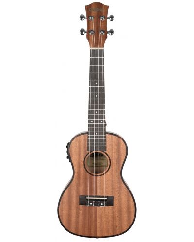 Концерт укулеле Cascha - HH 2035E Premium Mahogany, кафяво - 2