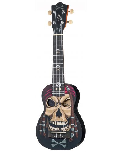 Сопрано укулеле Harley Benton - UKE-S PirateSkull, многоцветно - 1