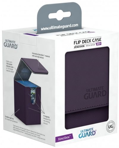 Кутия Ultimate Guard - Flip Deck Case, лилава - 3