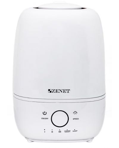 Ултразвуков овлажнител за въздух Zenet - Zet-409, 4.5 l, 25W, бял - 1