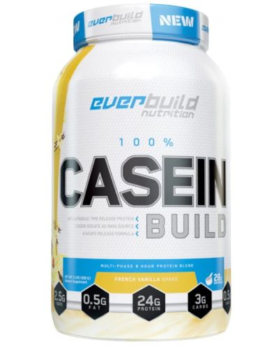 Ultra Premium 100% Casein Build, френска ванилия, 908 g, Everbuild - 1